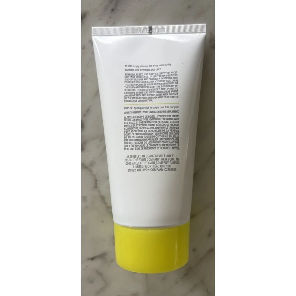 AHA BODY LOTION Cream AVON Isa Knox Anew Clinical Anti Aging Moisturizer 5oz